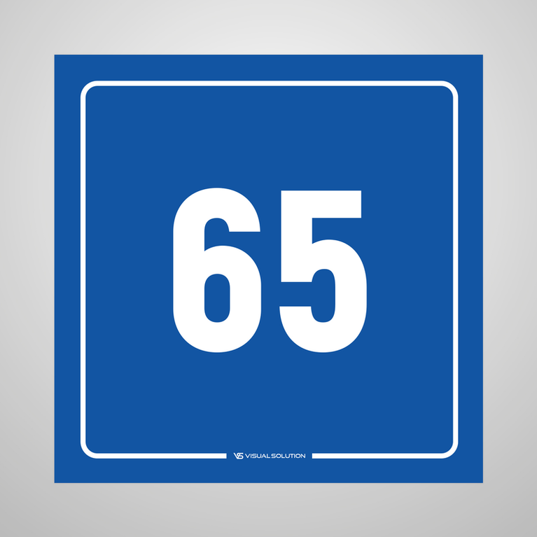 tabliczka informacyjna: numer 65