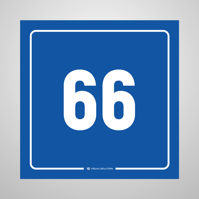 tabliczka informacyjna: numer 66