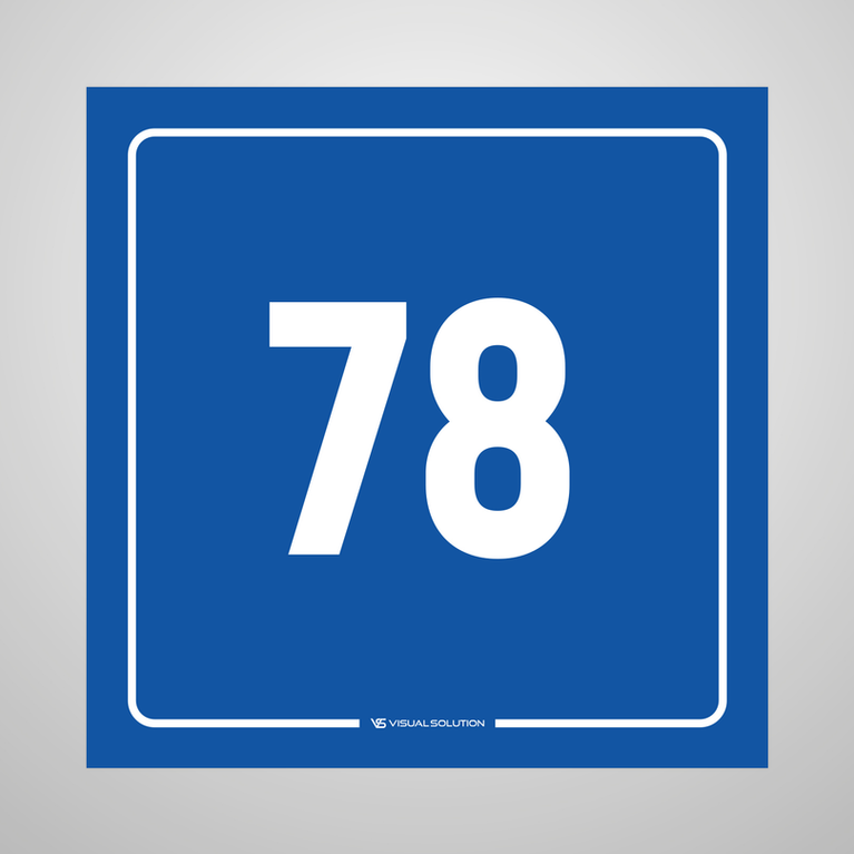 tabliczka informacyjna: numer 78