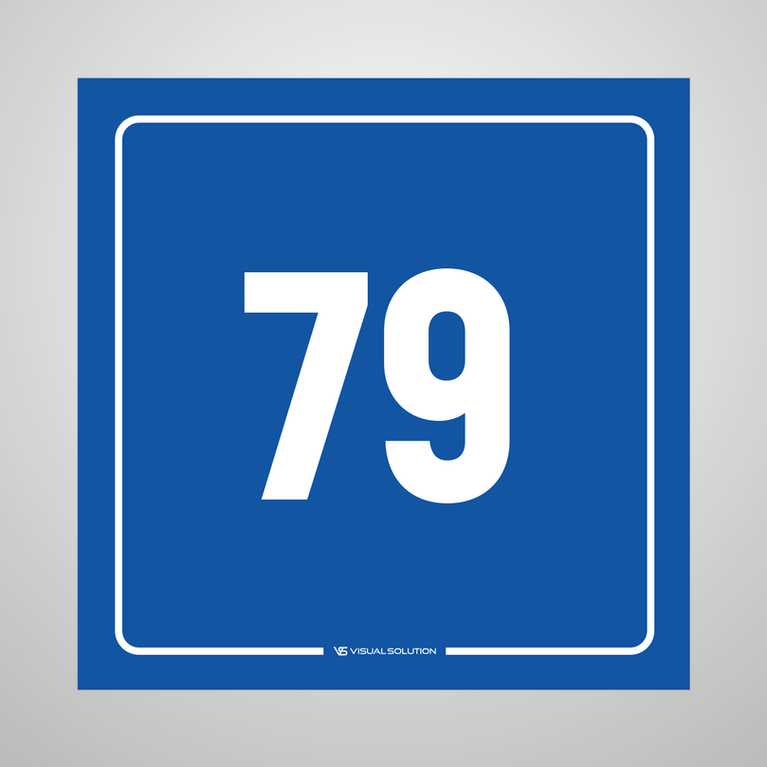 tabliczka informacyjna: numer 79