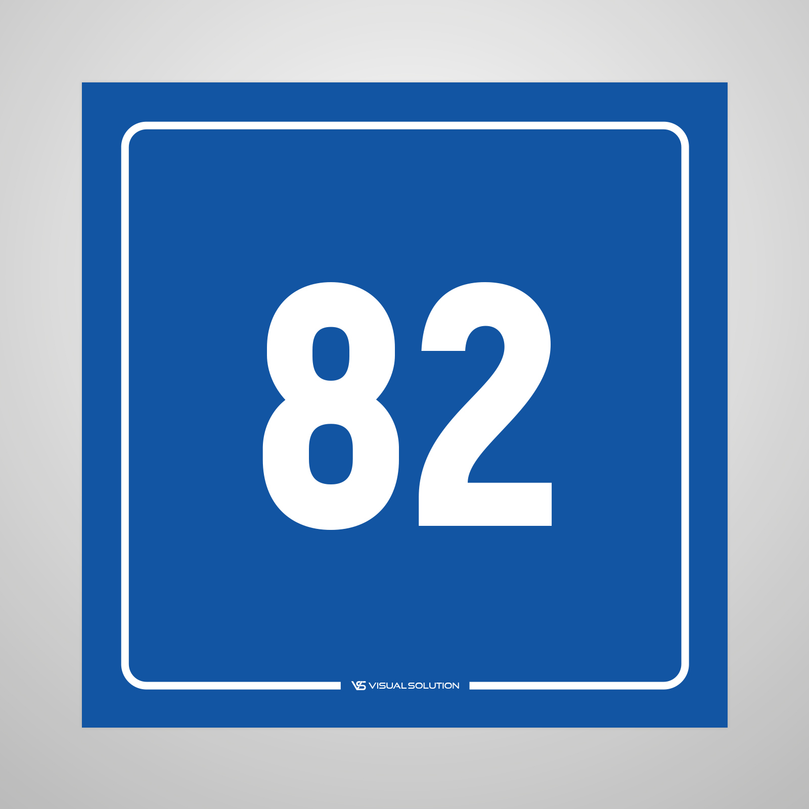 tabliczka informacyjna: numer 82