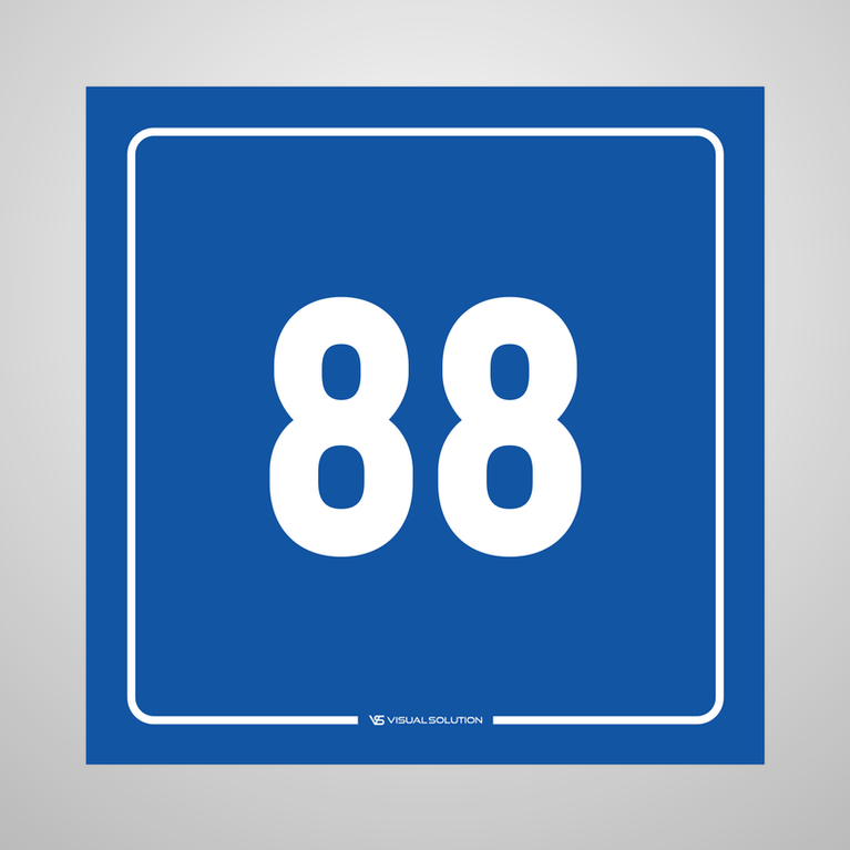 tabliczka informacyjna: numer 88