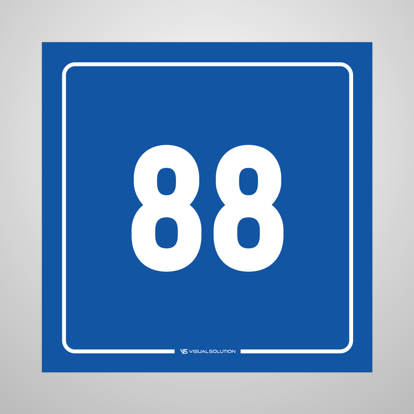 tabliczka informacyjna: numer 89