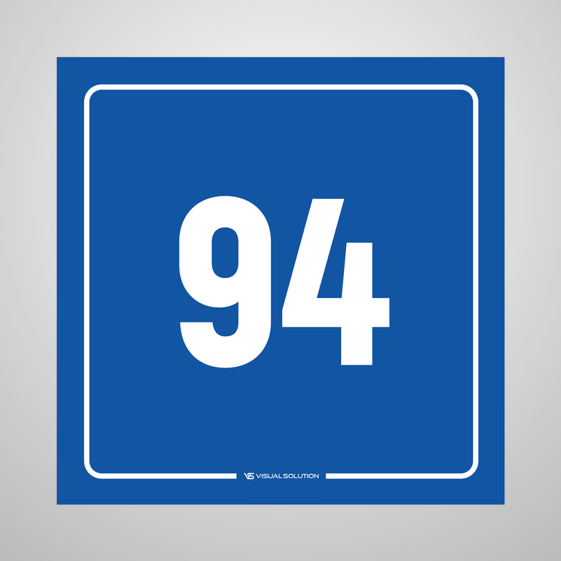 tabliczka informacyjna: numer 94