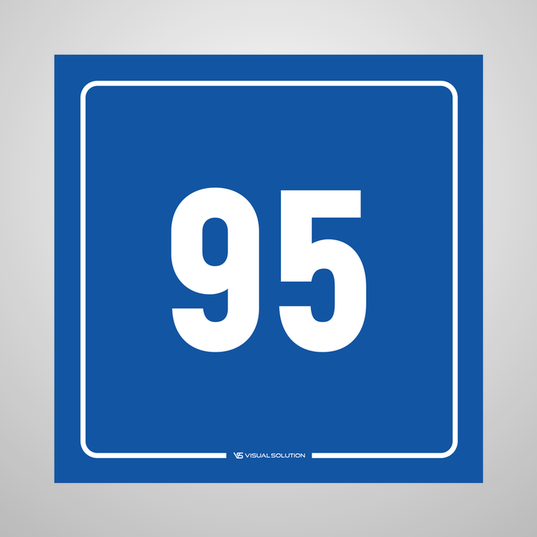 tabliczka informacyjna: numer 95
