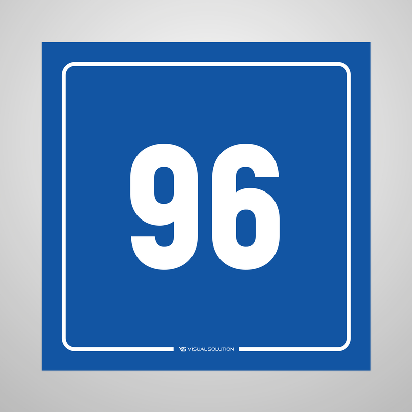 tabliczka informacyjna: numer 96