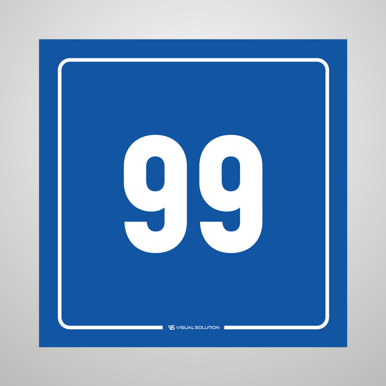 tabliczka informacyjna: numer 99
