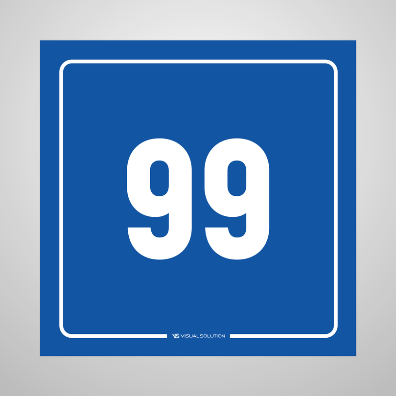 tabliczka informacyjna: numer 99