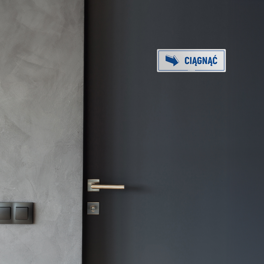 Tabliczka na Drzwi: Ciągnąć