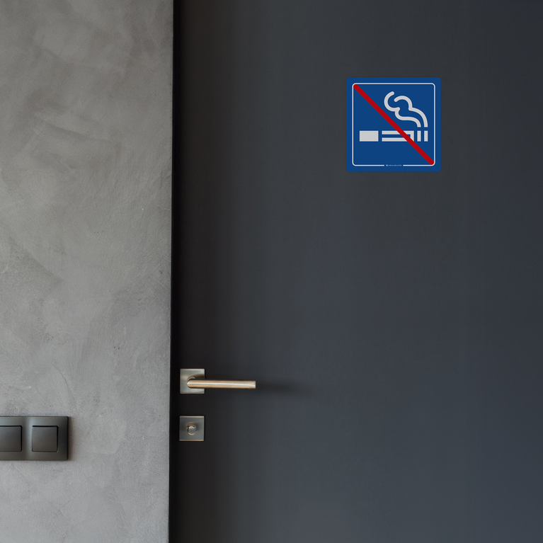 Naklejka na Drzwi: Zakaz Palenia – 5szt