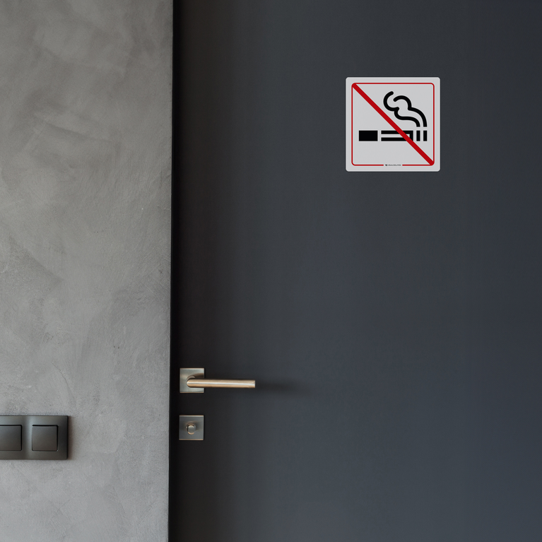 Naklejka na Drzwi: Zakaz Palenia – 5szt