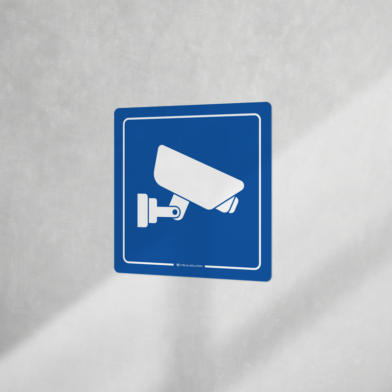 Naklejka informacyjna: Obiekt Monitorowany