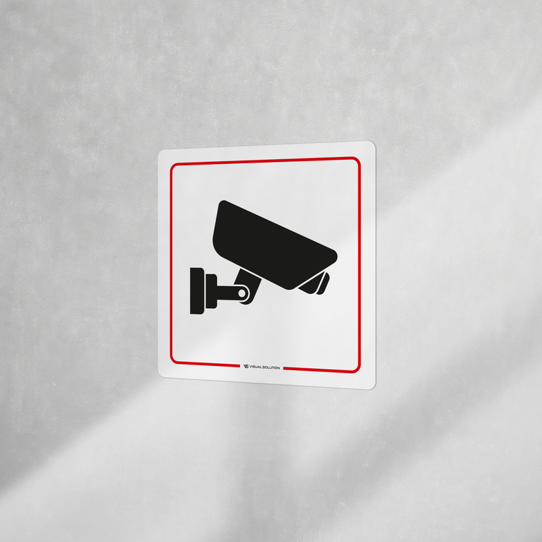 Naklejka informacyjna: Obiekt Monitorowany