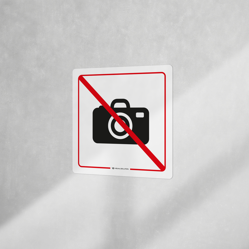 Tabliczka informacyjna: Zakaz Fotografowania