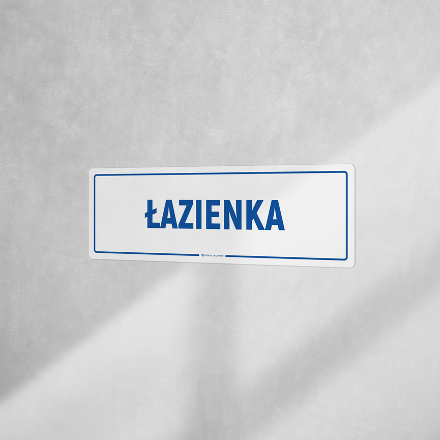 Tabliczka informacyjna: Łazienka