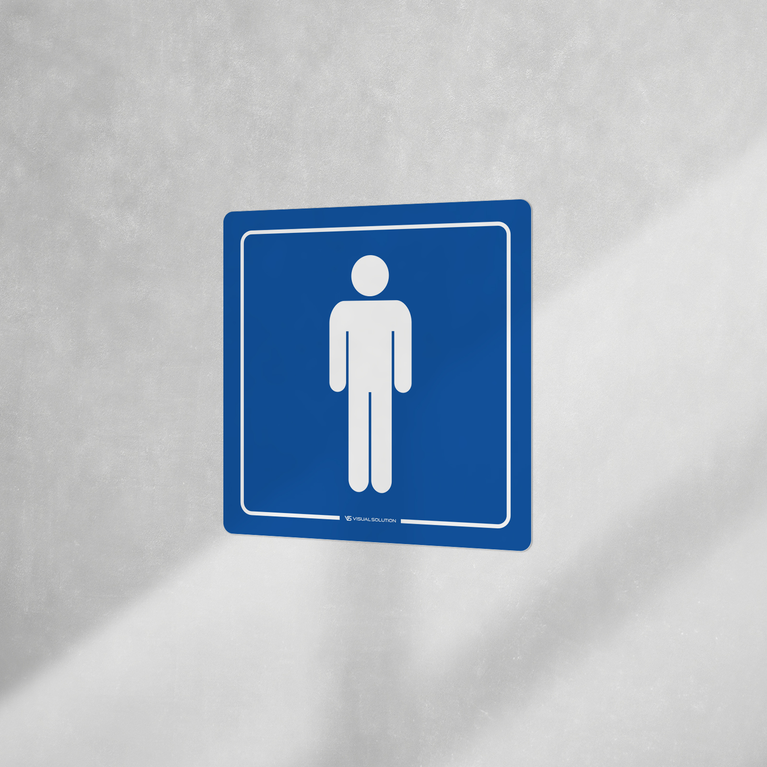 Tabliczka informacyjna: WC męskie