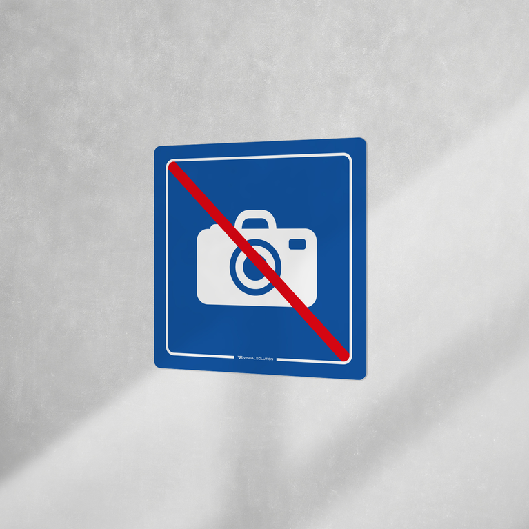 Naklejka informacyjna: Zakaz Fotografowania