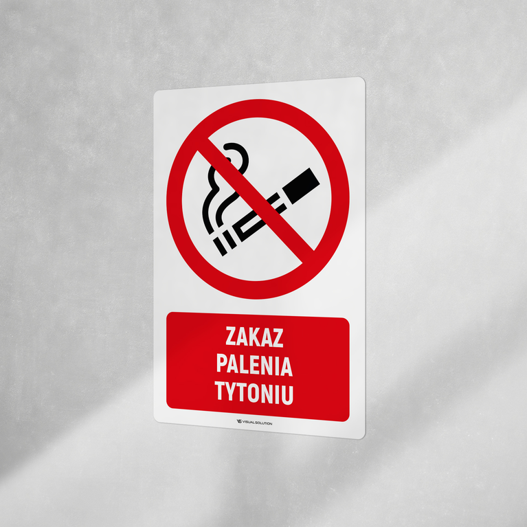 Tabliczka informacyjna: Zakaz Palenia