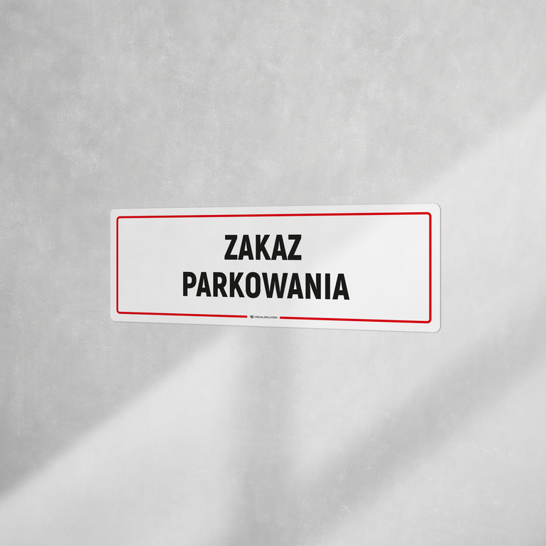 Naklejka informacyjna: Nie Zastawiać