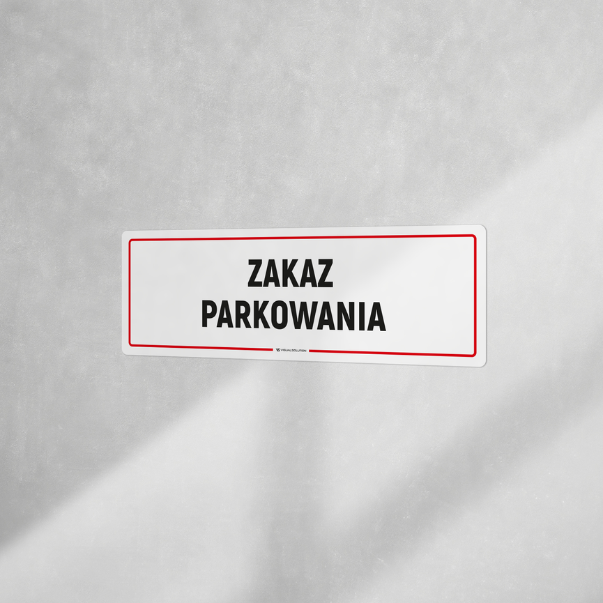 Naklejka informacyjna: Nie Zastawiać