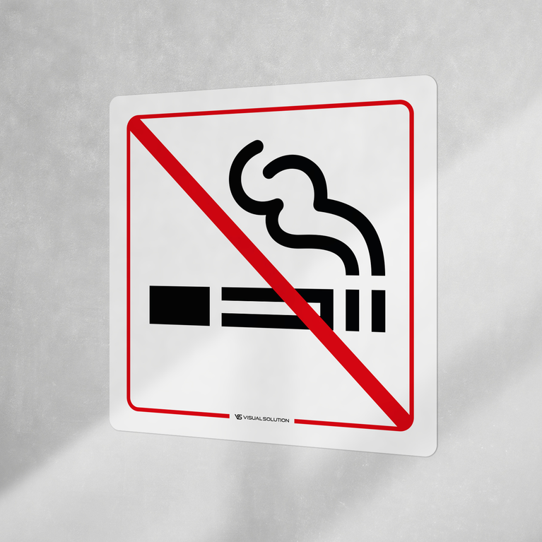 Naklejka informacyjna: Zakaz Palenia