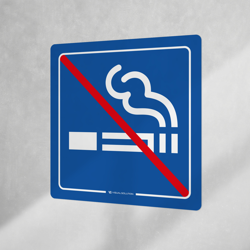 Naklejka informacyjna: Zakaz Palenia-5szt