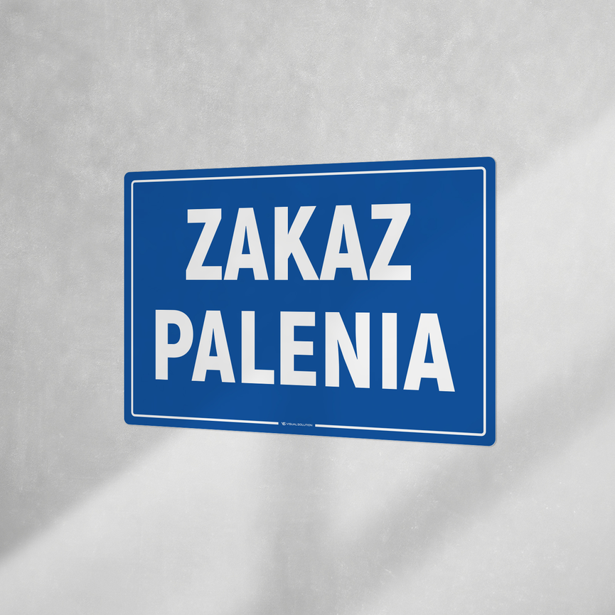 Naklejka informacyjna: Zakaz Palenia-5szt