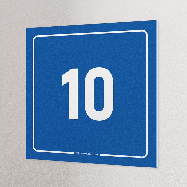 tabliczka informacyjna: numer 10