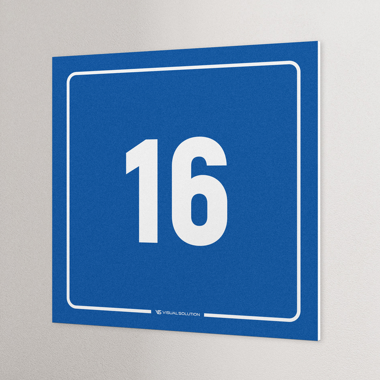 tabliczka informacyjna: numer 16