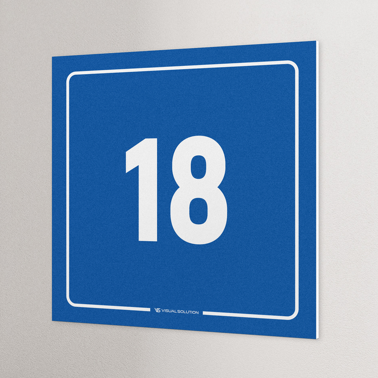 tabliczka informacyjna: numer 18