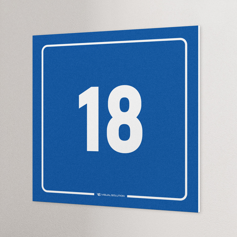 tabliczka informacyjna: numer 18