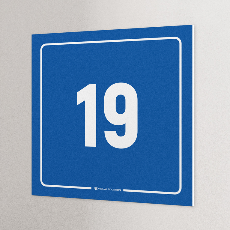 tabliczka informacyjna: numer 19