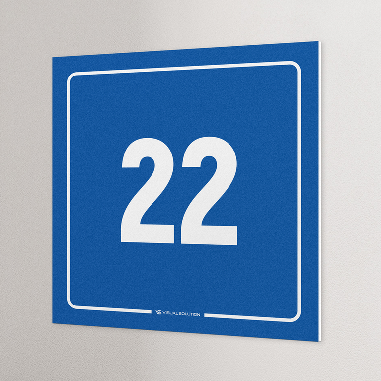 tabliczka informacyjna: numer 22