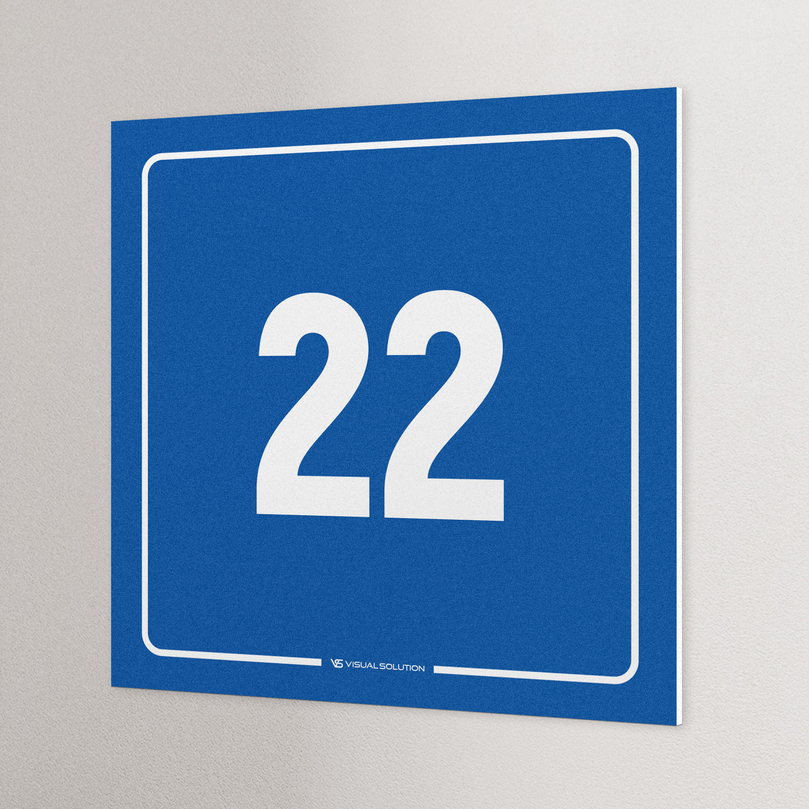tabliczka informacyjna: numer 22