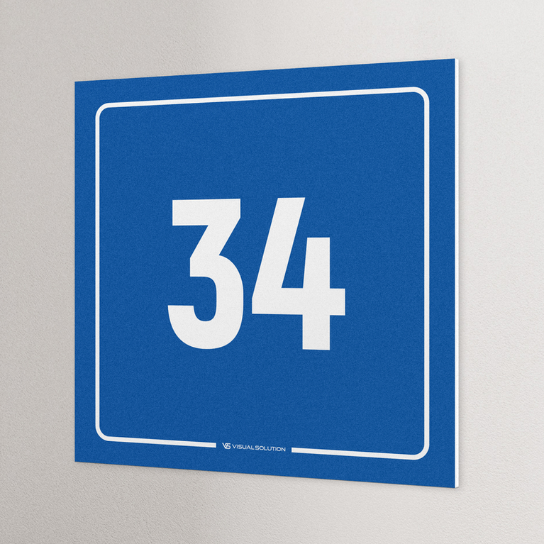 tabliczka informacyjna: numer 34