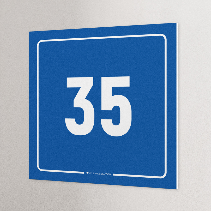 tabliczka informacyjna: numer 35