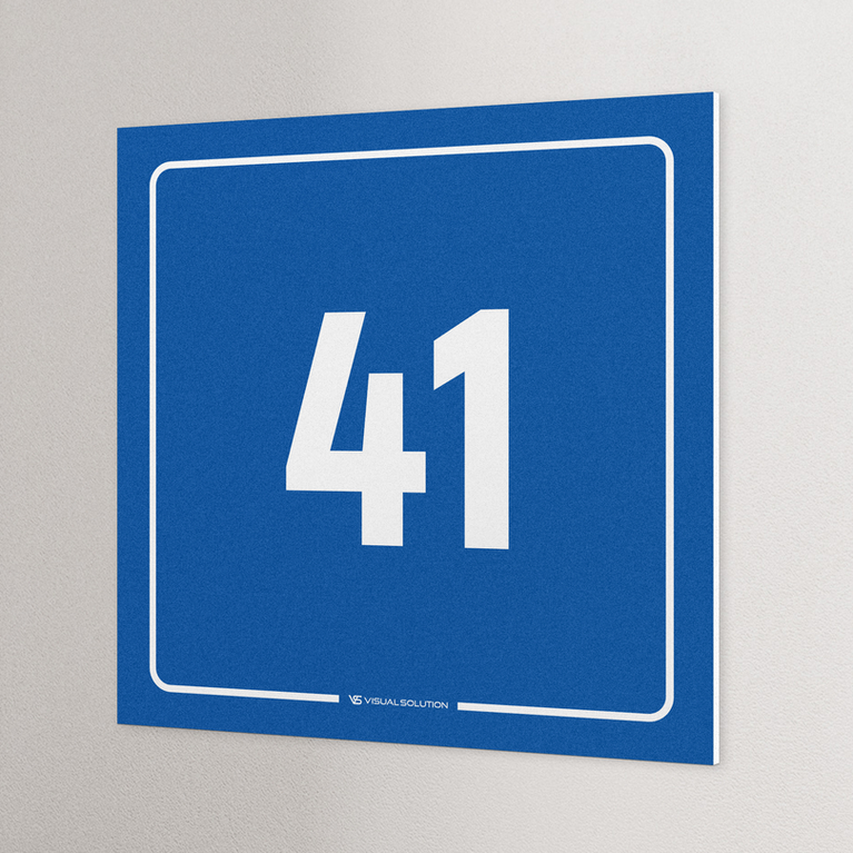 tabliczka informacyjna: numer 41