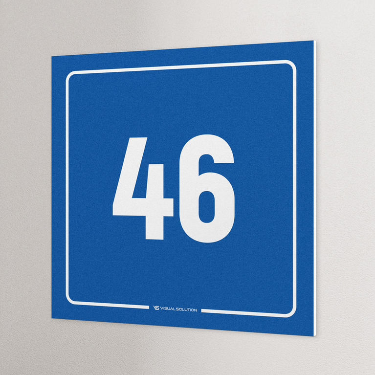 tabliczka informacyjna: numer 46