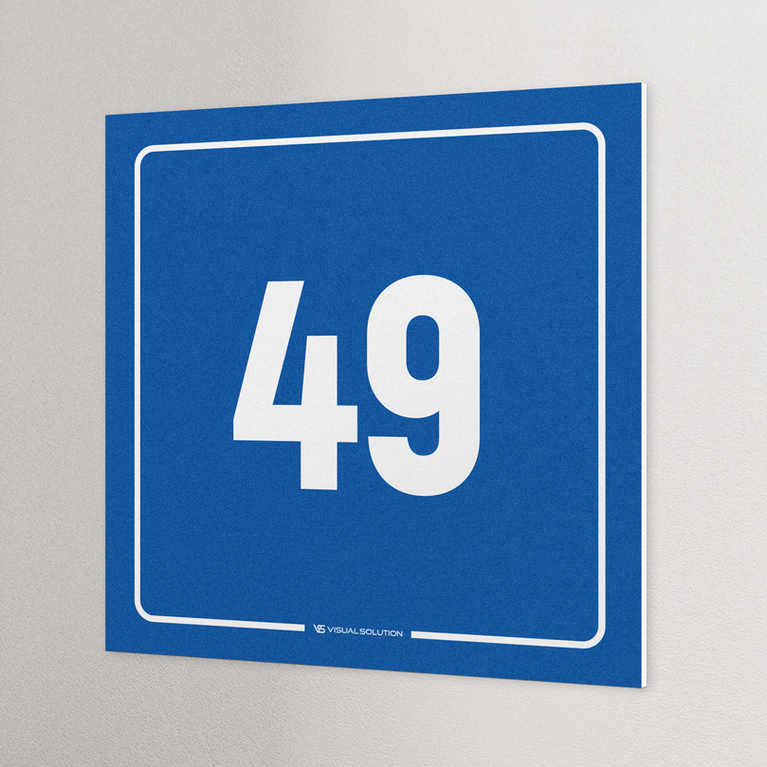 tabliczka informacyjna: numer 49