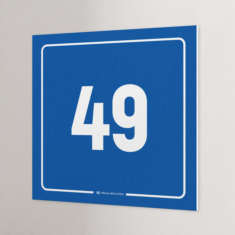 tabliczka informacyjna: numer 49