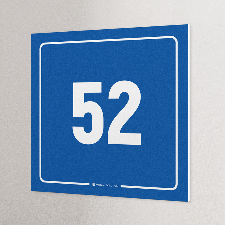 tabliczka informacyjna: numer 52