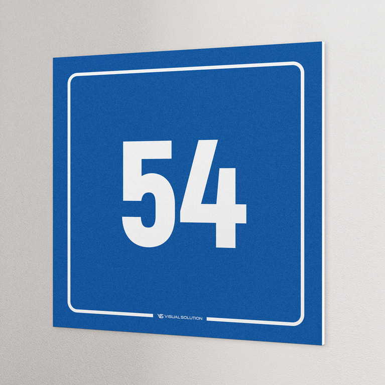 tabliczka informacyjna: numer 54