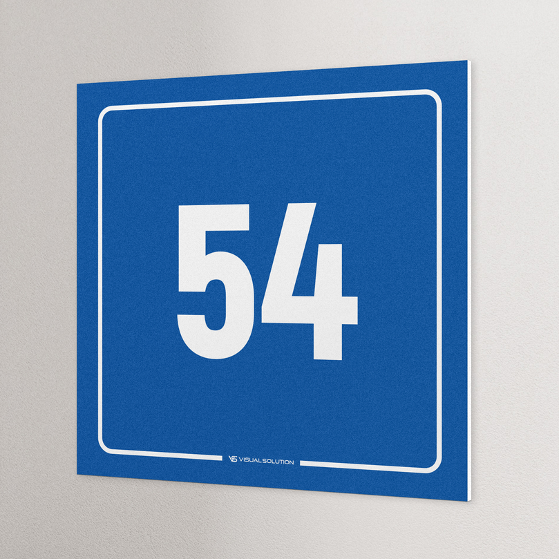 tabliczka informacyjna: numer 54