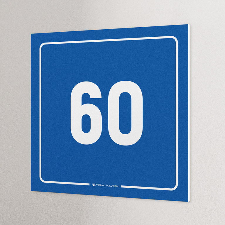 tabliczka informacyjna: numer 60