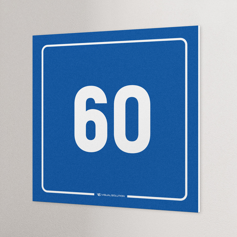 tabliczka informacyjna: numer 60