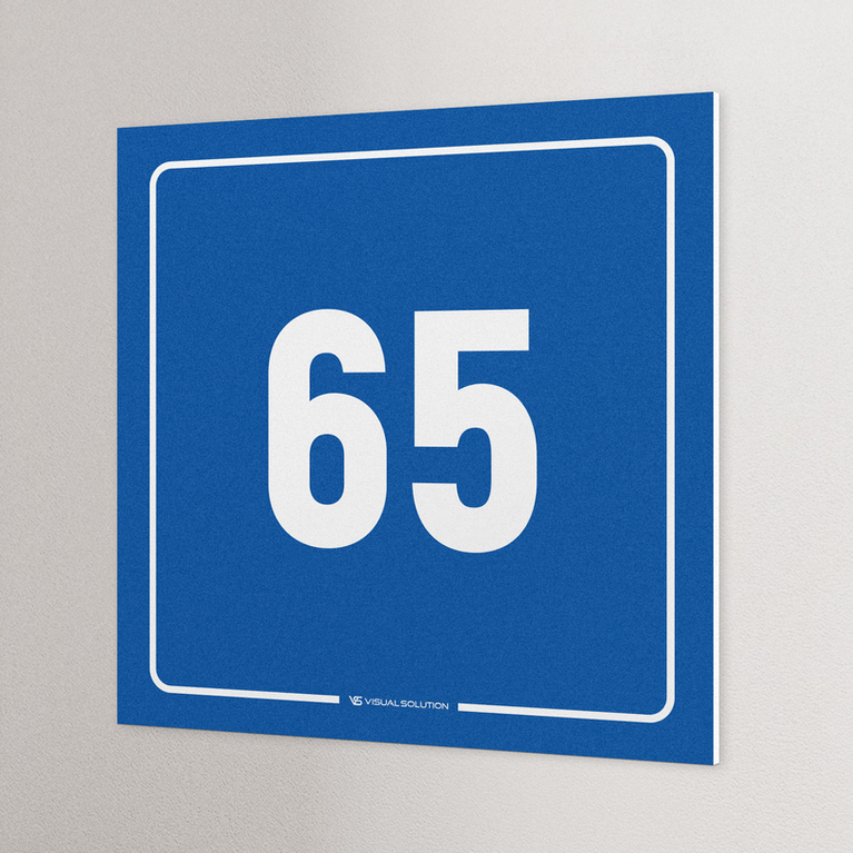 tabliczka informacyjna: numer 65