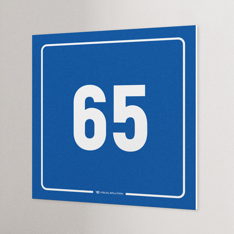 tabliczka informacyjna: numer 65