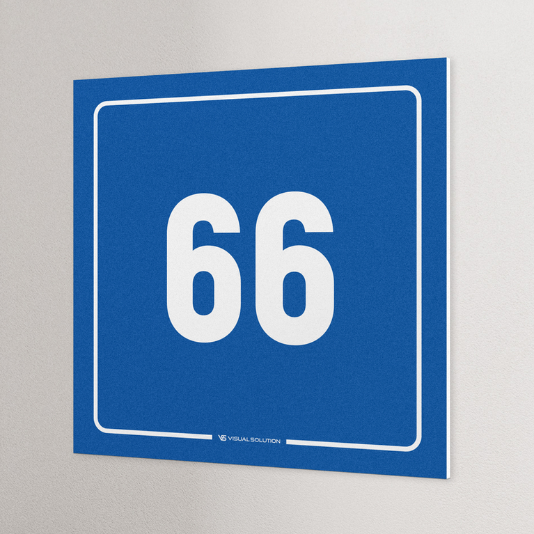 tabliczka informacyjna: numer 66