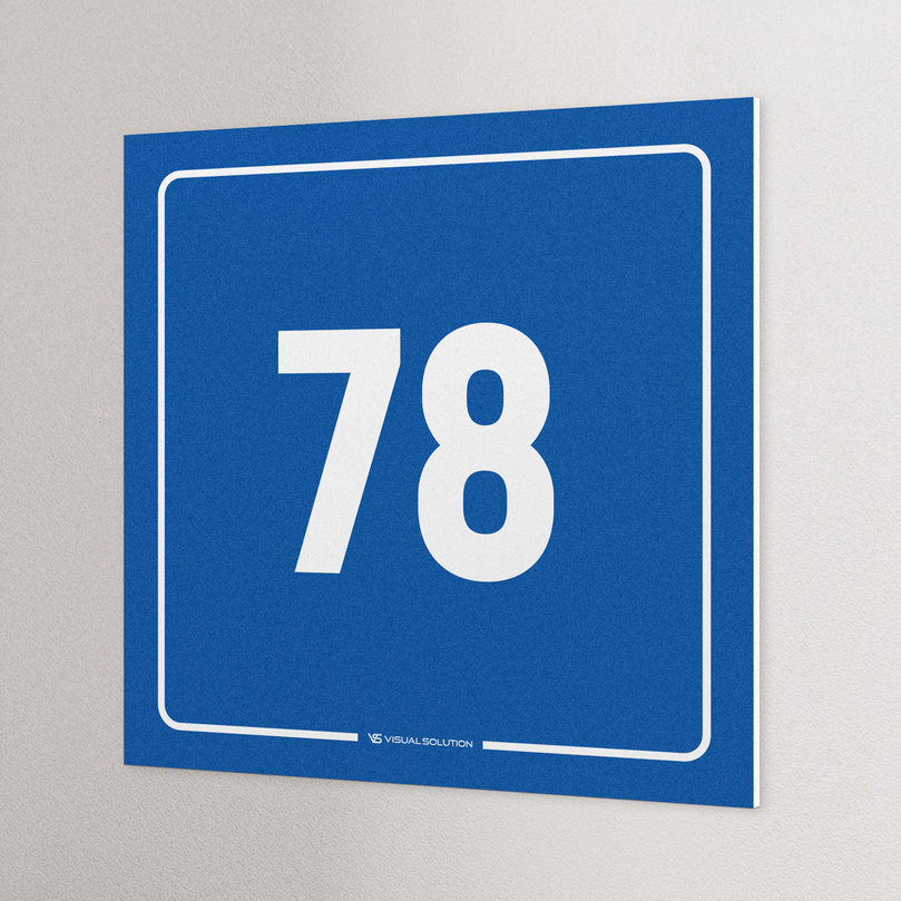 tabliczka informacyjna: numer 78