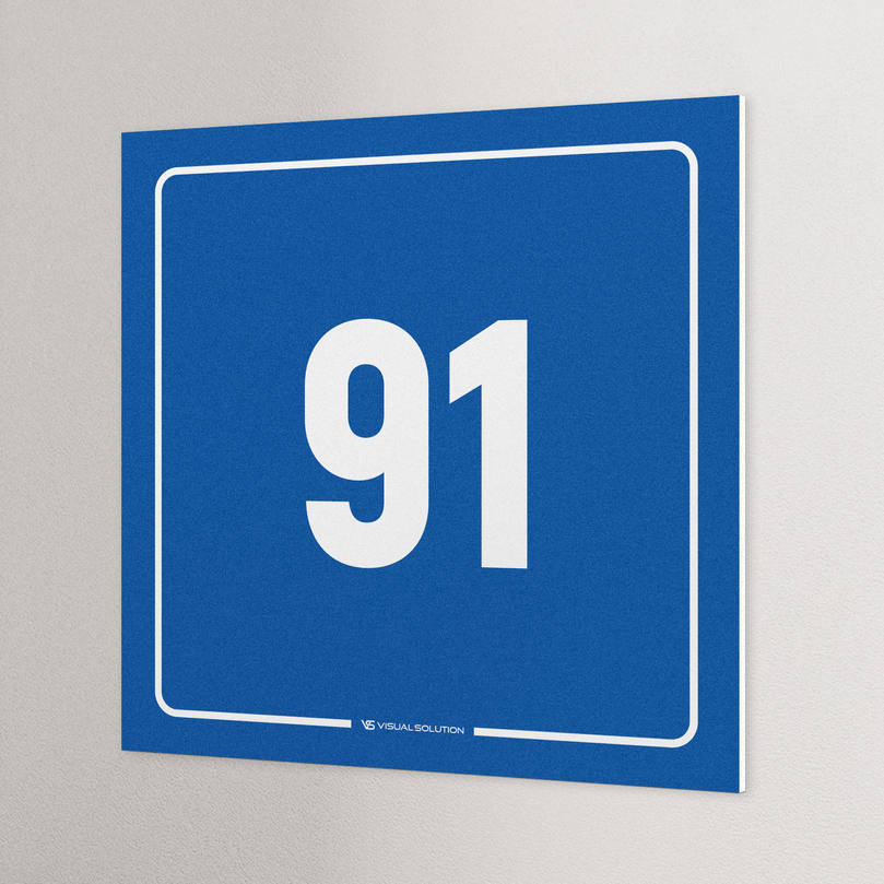 tabliczka informacyjna: numer 91